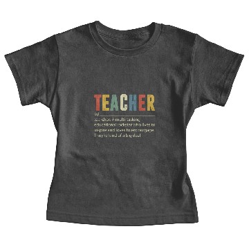 Discover Teacher Multi tasking Educational Rockstar Baby Tees