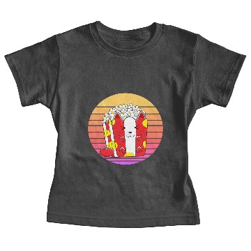 Discover Cat Popcorn Sunset Baby Tees