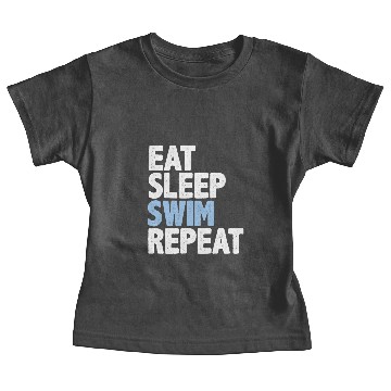 Discover Swim Swimming Summer Repeat Gift Baby Tees