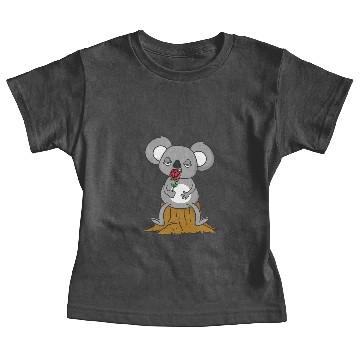 Discover Koala smells the rose Baby Tees