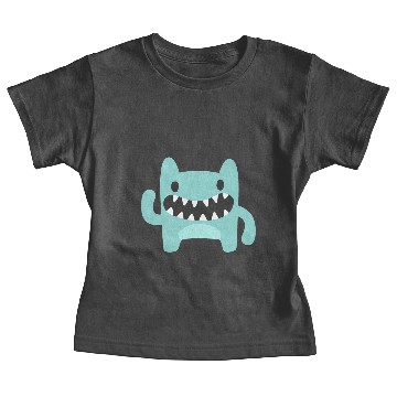 Discover Waving Blue Monster Baby Tees