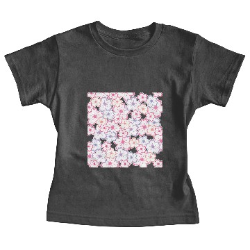 Discover Sakura Flowers Pattern - Cool Cherry Blossom Print Baby Tees