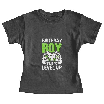 Discover Birthday Boy Time to Level Up Baby Tees