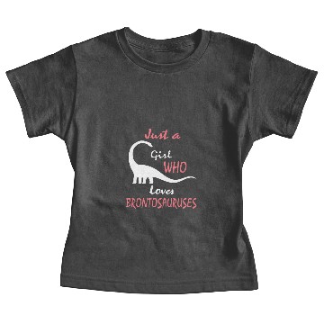 Discover Brontosaurus Girl Gift Dinosaur Baby Tees