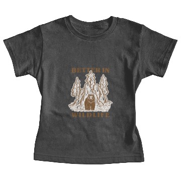 Discover Mountains, Wilderness And Bears Baby Tees