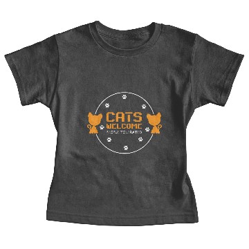 Discover People Tolerated Cat Owner Gift Baby Tees