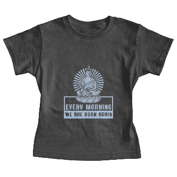 Discover Born Again Buddha Zen Yoga Meditation Buddhism Baby Tees