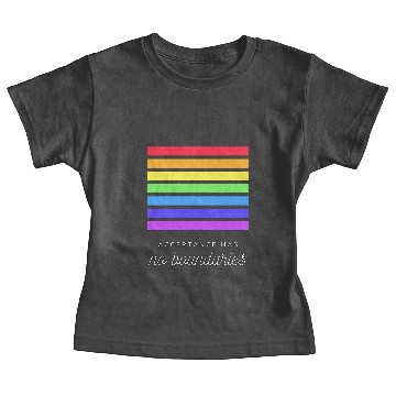 Discover Acceptance Has No Boundaries Baby Tees