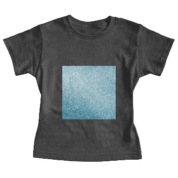 Discover Light Blue Glitter Pattern Baby Tees