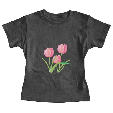 Discover yellow red Tulip presents Baby Tees