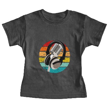 Discover Vintage Sunset microphone Baby Tees