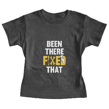 Discover Handyman Been There Fixed That Carpenter Craftsman Baby Tees