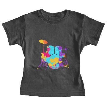 Discover drummer drums colored colorful Baby Tees