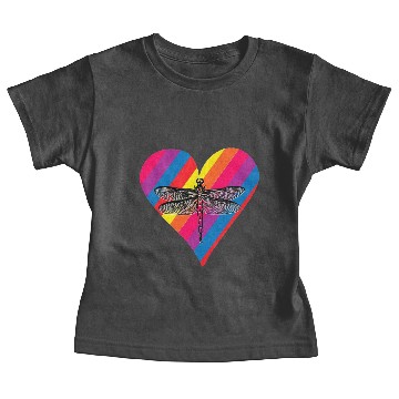 Discover dragonfly heart Baby Tees