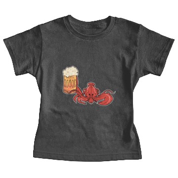 Discover Lobster Beer Crawfish Seafood Baby Tees