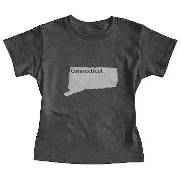 Discover Connecticut Map Home State Pride Gift Baby Tees