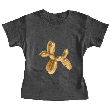Discover Balloon Dog Silver Baby Tees