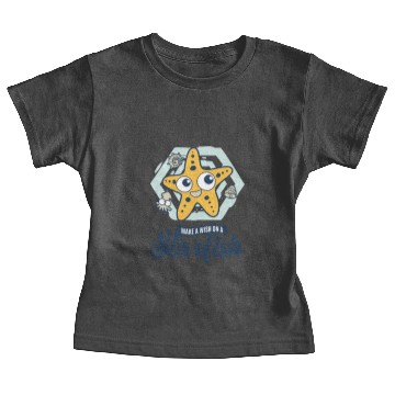 Discover MAKE A WISH ON A STARFISH Baby Tees