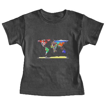 Discover World map all countries Baby Tees
