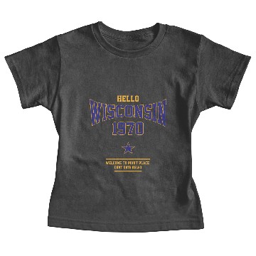 Discover Hello Wisconsin Baby Tees