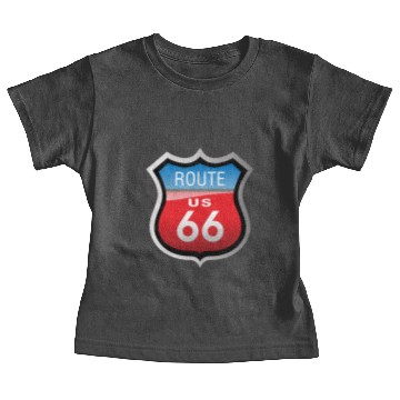Discover Route 66 Icon Baby Tees