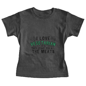 Discover Vegeatrian Meat Carrot Steak Baby Tees