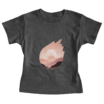 Discover Coral Moon Baby Tees