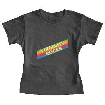 Discover virginity rocks . design Baby Tees