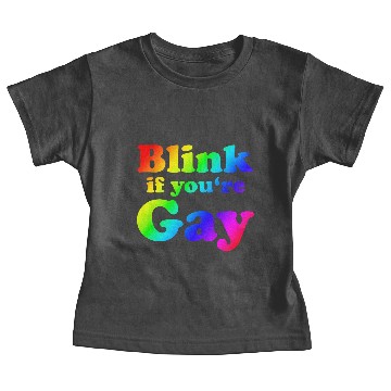 Discover Blink if you're Gay Baby Tees