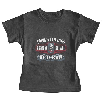 Discover Army 173rd Airborne Brigade Combat Team Grumpy Old Baby Tees