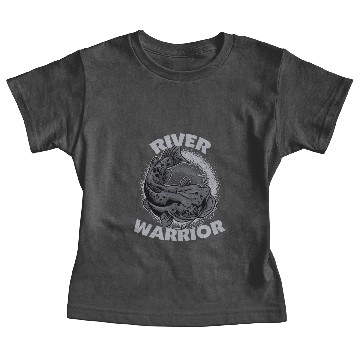 Discover River Warrior Flathead Catfish Baby Tees