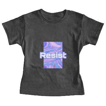 Discover Resist "purple color" Baby Tees