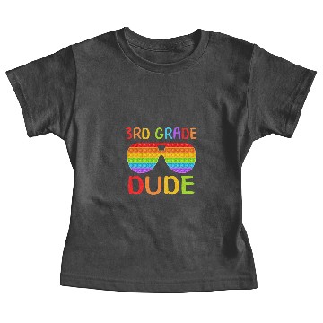 Discover Back To School Baby Tees, 3rd Grade Dude, Sunglasses