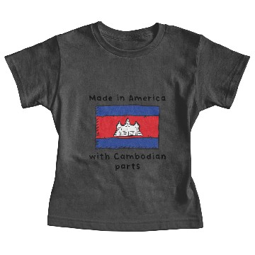 Discover Made In America With Cambodian Parts Baby Tees