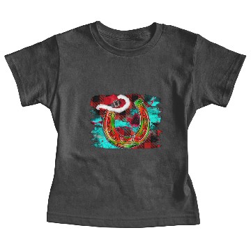 Discover Christmas Horseshoe Baby Tees