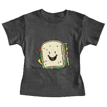Discover Happy Sandwich Baby Tees
