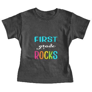 Discover First Grade Rocks Back To School Baby Tees