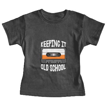 Discover Keeping It Old School Cassette Baby Tees