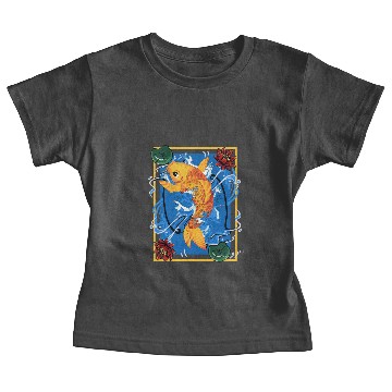 Discover koi fish Baby Tees