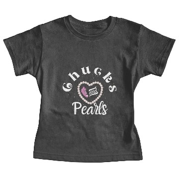 Discover Chucks and pearls Baby Tees