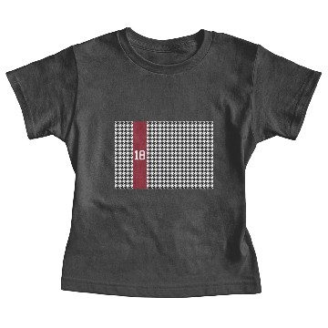 Discover Albm Houndstooth Crimson 18 Baby Tees