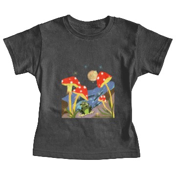 Discover Frog and Toad Mushroom Baby Tees