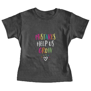 Discover Mistakes Help Us Grow Growth Mindset Teacher Baby Tees