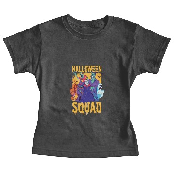 Discover Halloween Squad Skeleton Ghost Wolf Vampire Witch Baby Tees