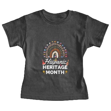 Discover National Hispanic Heritage month Rainbow All Count Baby Tees
