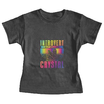 Discover Introvert Crystal Lover Baby Tees