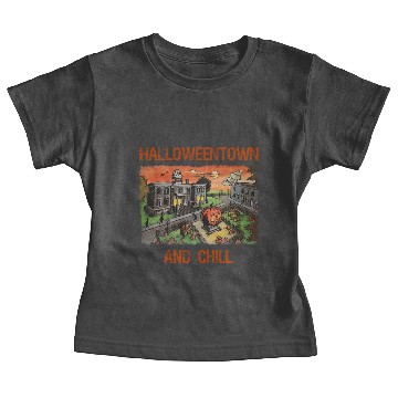 Discover halloweentown and chill white Baby Tees