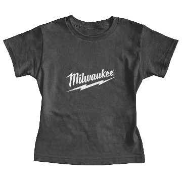 Discover Milwaukee Logo WHITE Baby Tees