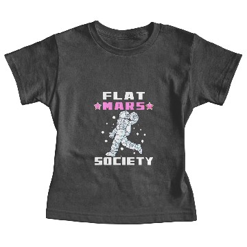 Discover Flat Mars Society Flat Earth Gift Baby Tees