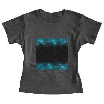 Discover Teal Galaxy Watercolor Universe Baby Tees